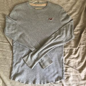 Hollister gray long sleeve thermal men’s small